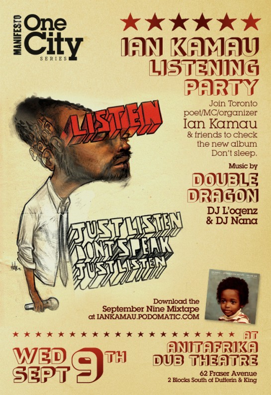 Kamau - Release Party Flyer