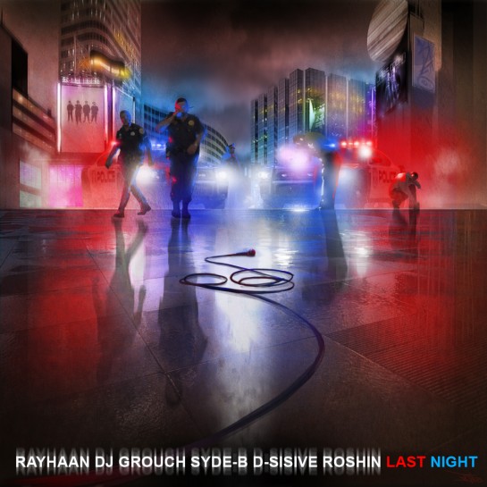 Rayhaan - Last Night (Single Artwork by Pat O'Keefe - www.patioart.ca)