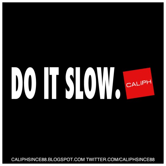 DO IT SLOW COVER